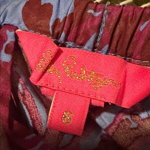 Lilly Pulitzer One Shoulder Dress - Red and Blue